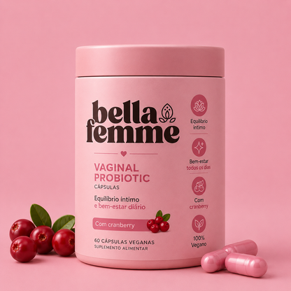 Bella Femme™ | Bienestar Íntimo y Equilibrio Vaginal Todos los Días (60 Cápsulas)